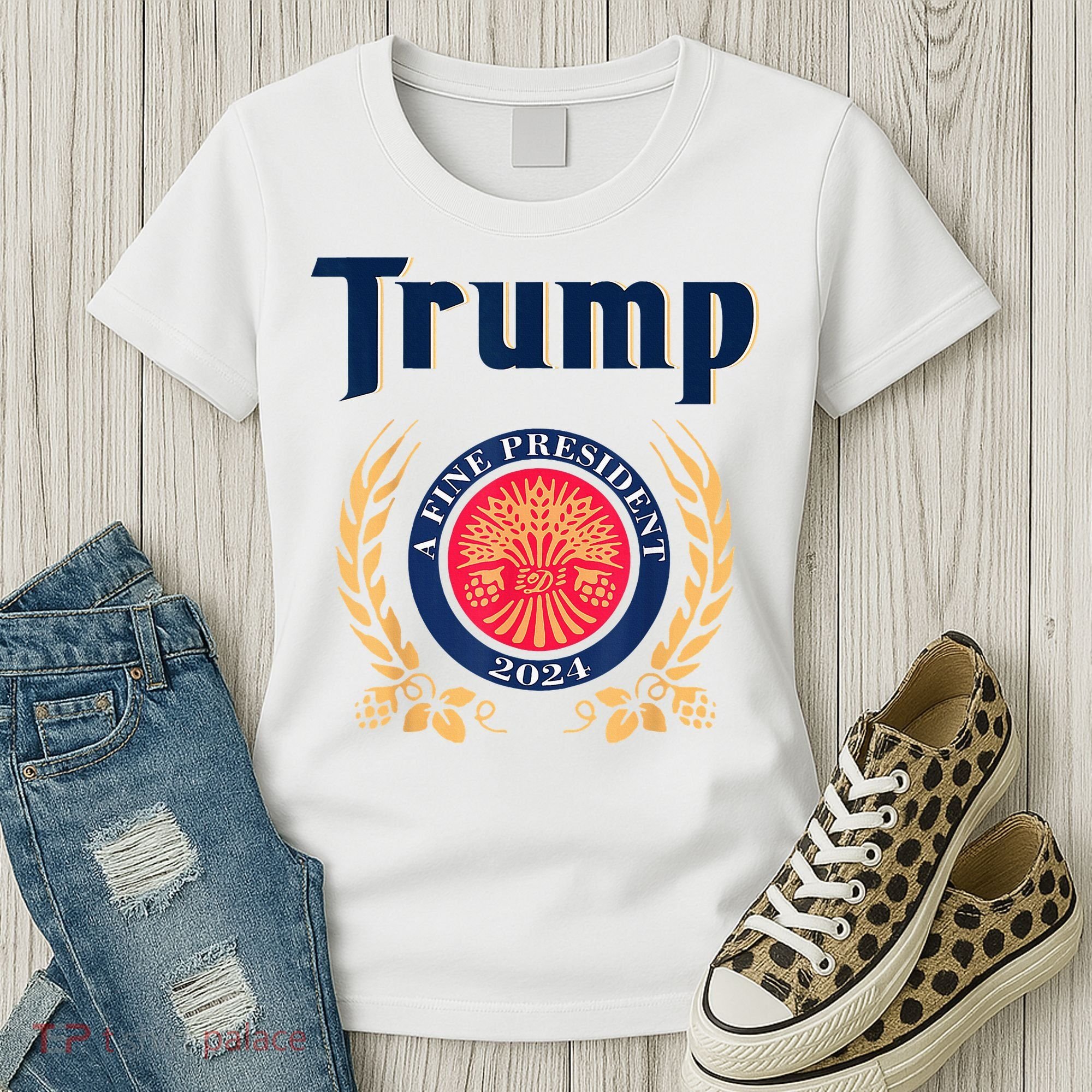 Trump A Fine President 2024 Women's T-Shirt