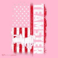 Teamster American Flag Funny Quotes Sayings Coaster thumb 2