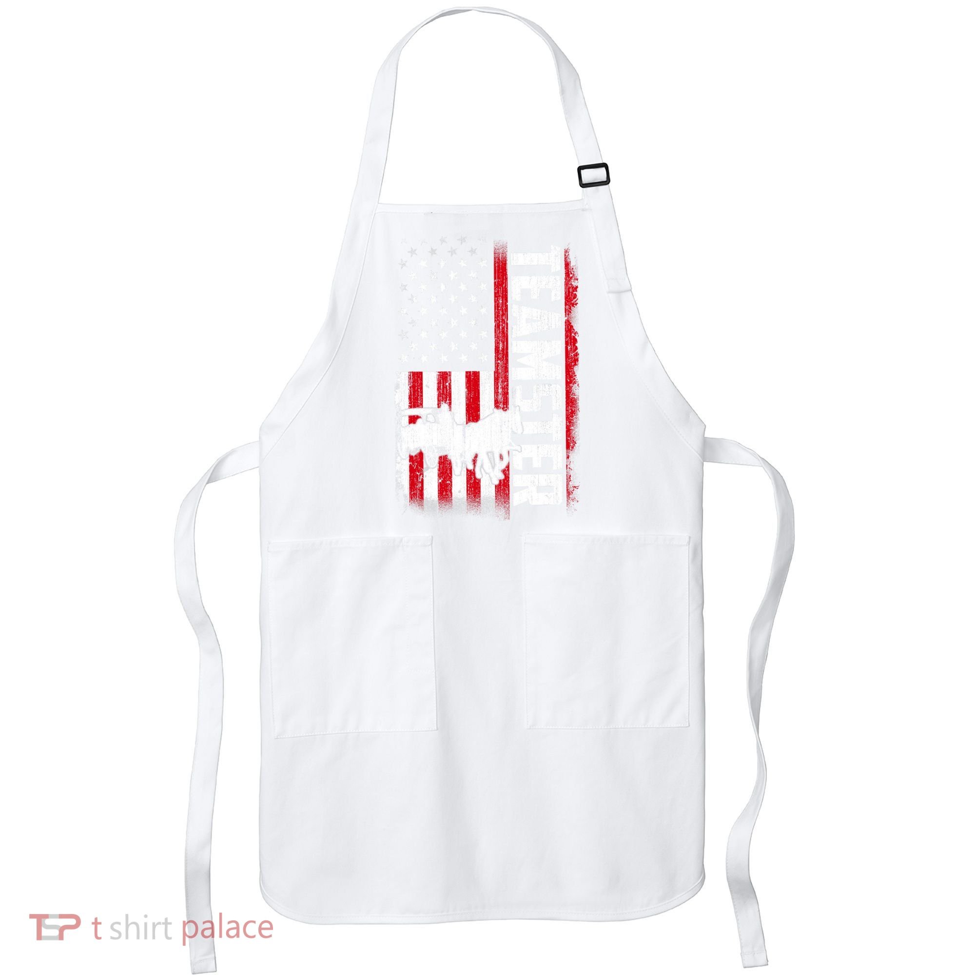 Teamster American Flag Funny Quotes Sayings Apron