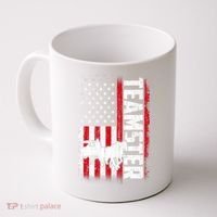 Teamster American Flag Funny Quotes Sayings Coffee Mug thumb 0