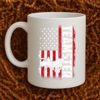 Teamster American Flag Funny Quotes Sayings Coffee Mug thumb 2