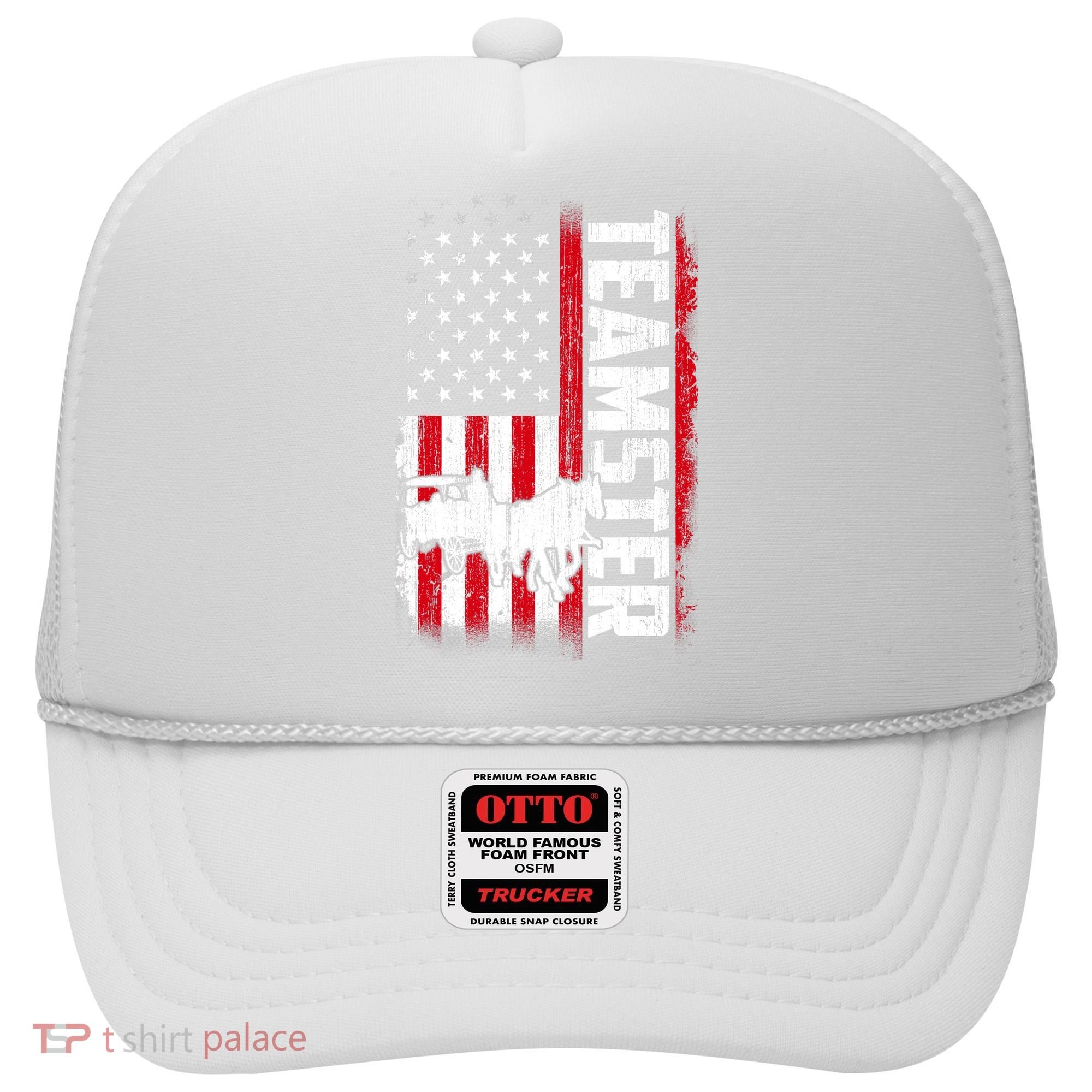 Teamster American Flag Funny Quotes Sayings Hat