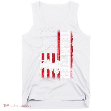 Teamster American Flag Funny Quotes Sayings Tank Top