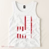 Teamster American Flag Funny Quotes Sayings Tank Top thumb 2