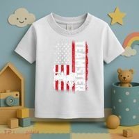 Teamster American Flag Funny Quotes Sayings Toddler T-Shirt thumb 3