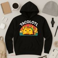 Taco Axolotl- Funny Taco Tuesday Mexican Hoodie thumb 3