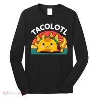 Taco Axolotl- Funny Taco Tuesday Mexican Long Sleeve Shirt thumb 0