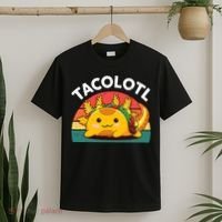 Taco Axolotl- Funny Taco Tuesday Mexican T-Shirt thumb 2