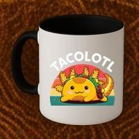 Taco Axolotl- Funny Taco Tuesday Mexican Coffee Mug thumb 2
