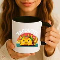 Taco Axolotl- Funny Taco Tuesday Mexican Coffee Mug thumb 3