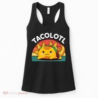 Taco Axolotl- Funny Taco Tuesday Mexican Women's Tank Top thumb 0