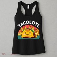 Taco Axolotl- Funny Taco Tuesday Mexican Women's Tank Top thumb 3