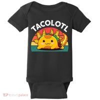 Taco Axolotl- Funny Taco Tuesday Mexican Baby Bodysuit thumb 0