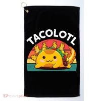 Taco Axolotl- Funny Taco Tuesday Mexican Golf Towel thumb 0