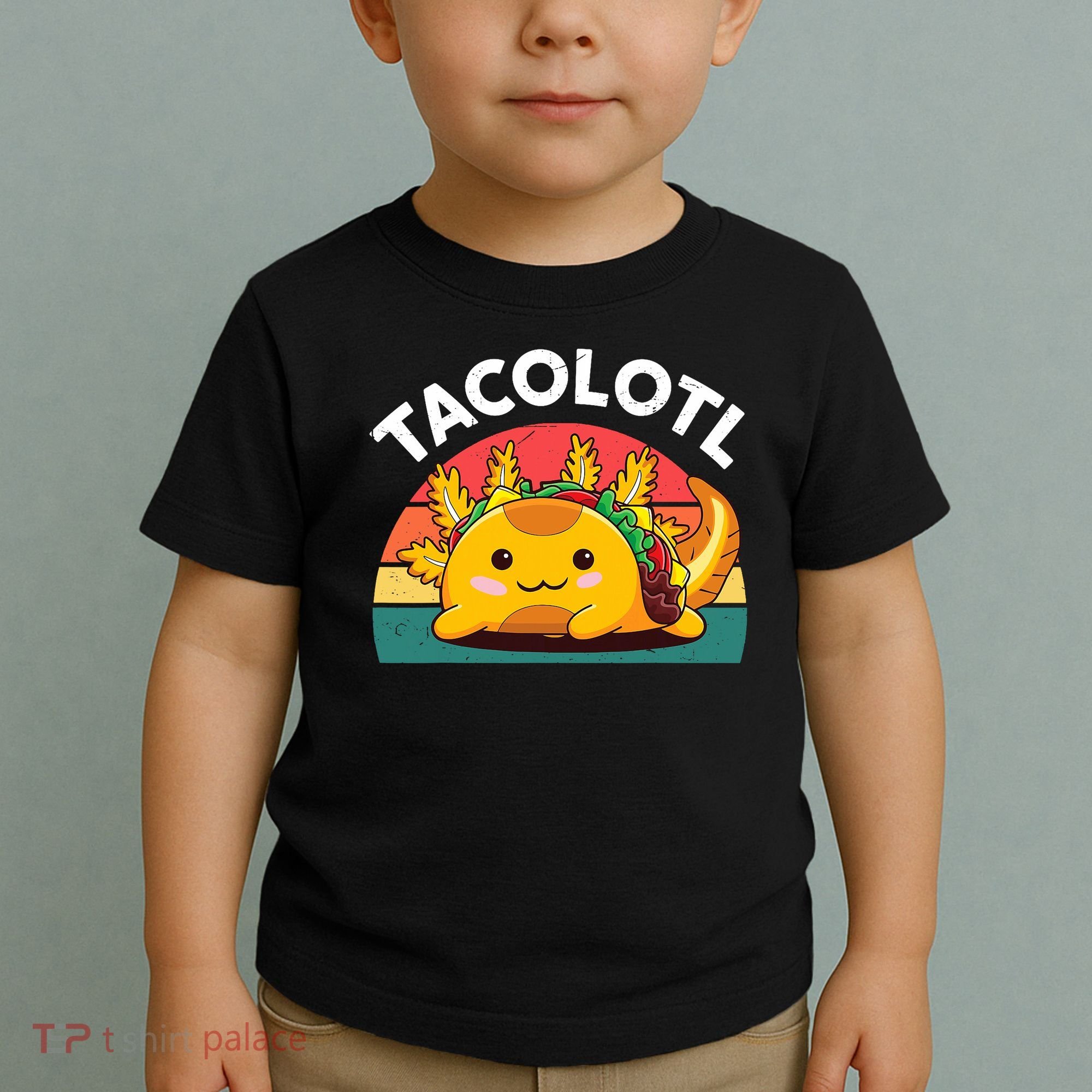 Taco Axolotl- Funny Taco Tuesday Mexican Toddler T-Shirt