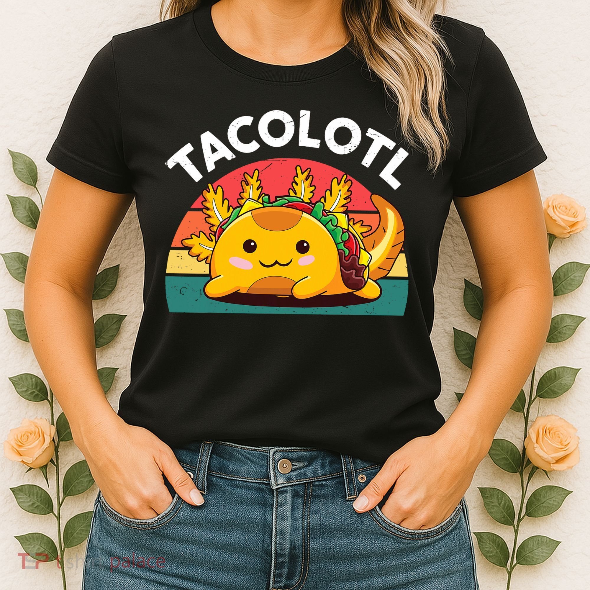 Taco Axolotl- Funny Taco Tuesday Mexican Women's T-Shirt