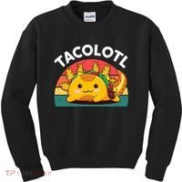 Taco Axolotl- Funny Taco Tuesday Mexican Kids Sweatshirt thumb 0