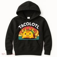 Taco Axolotl- Funny Taco Tuesday Mexican Kids Hoodie thumb 0