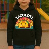 Taco Axolotl- Funny Taco Tuesday Mexican Kids Hoodie thumb 3