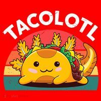 Taco Axolotl- Funny Taco Tuesday Mexican Santa Hat thumb 1