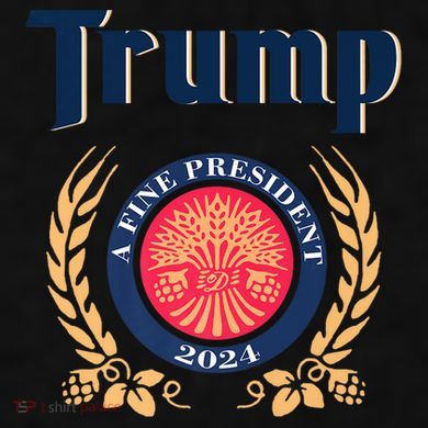 Trump A Fine President 2024 Ladies PosiCharge Tri-Blend Wicking Tank