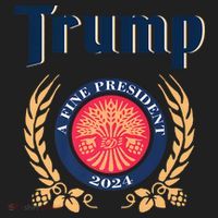 Trump A Fine President 2024 24oz Duet Stainless Steel Tumbler thumb 2