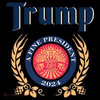 Trump A Fine President 2024 Tie-Dye Long Sleeve Shirt thumb 2