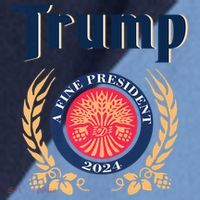 Trump A Fine President 2024 Raglan Baseball Sleeve Shirt thumb 2