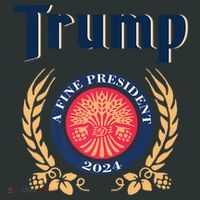 Trump A Fine President 2024 Infant Baby Jersey Bodysuit thumb 2