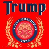 Trump A Fine President 2024 Santa Hat thumb 1