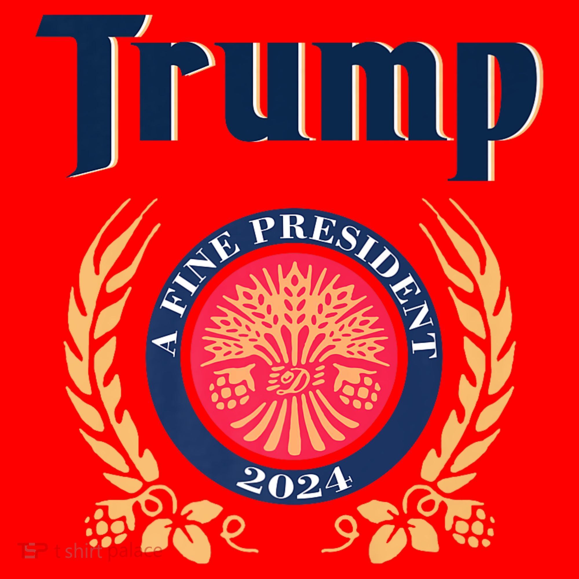 Trump A Fine President 2024 Santa Hat