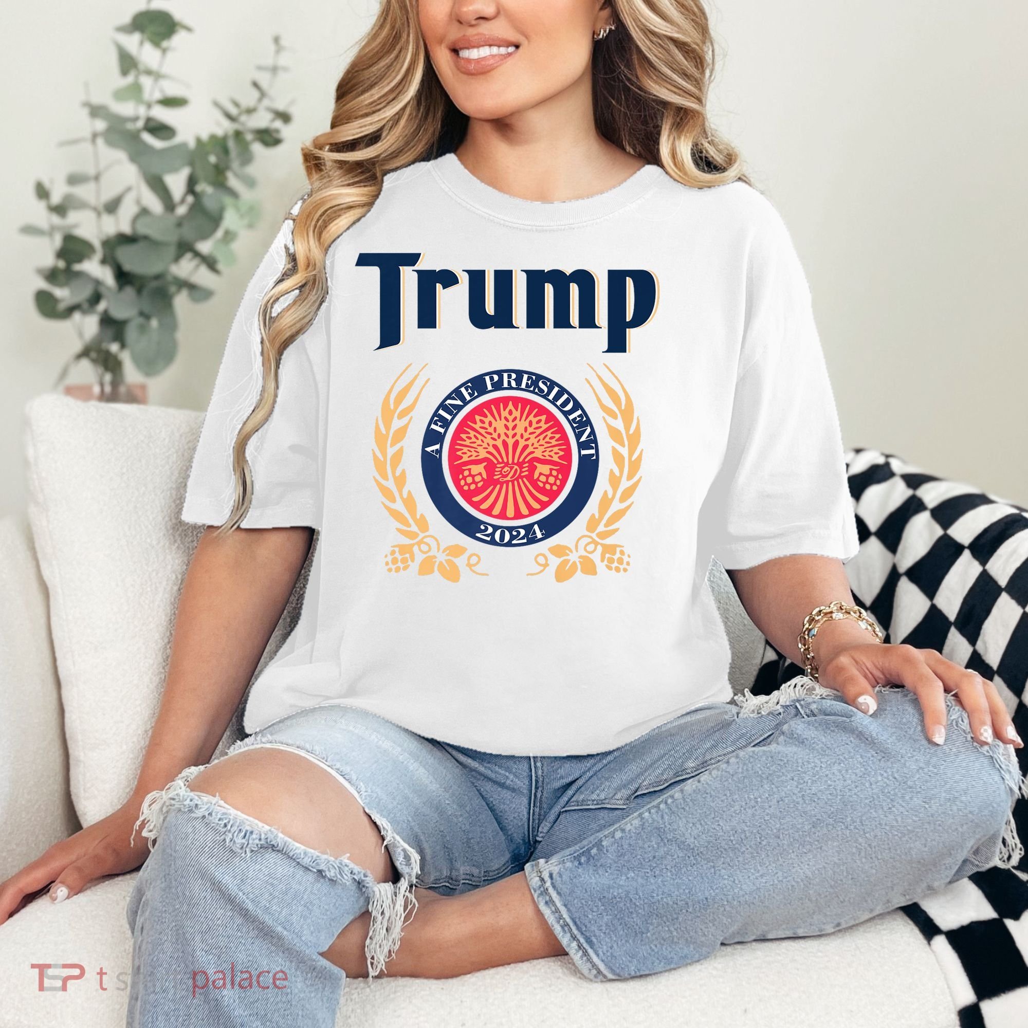 Trump A Fine President 2024 Comfort Colors T-Shirt