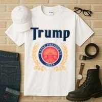 Trump A Fine President 2024 Tall T-Shirt thumb 3