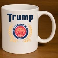 Trump A Fine President 2024 11oz C Handle Ceramic Mug thumb 3