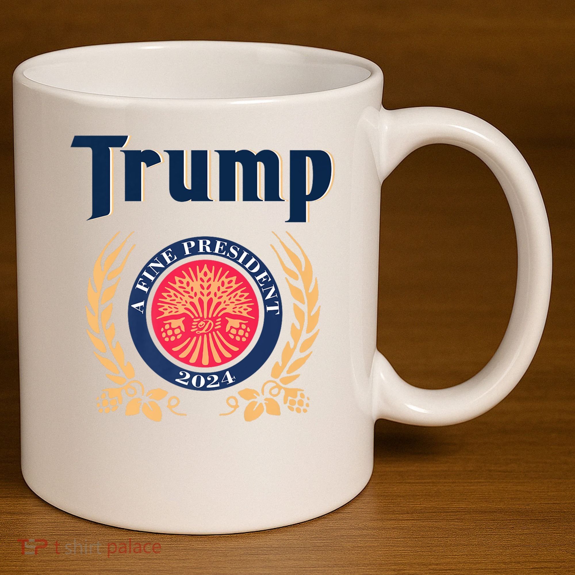 Trump A Fine President 2024 11oz C Handle Ceramic Mug