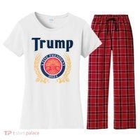 Trump A Fine President 2024 Women's Flannel Pajama Set thumb 0