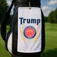 Trump A Fine President 2024 Golf Towel thumb 2
