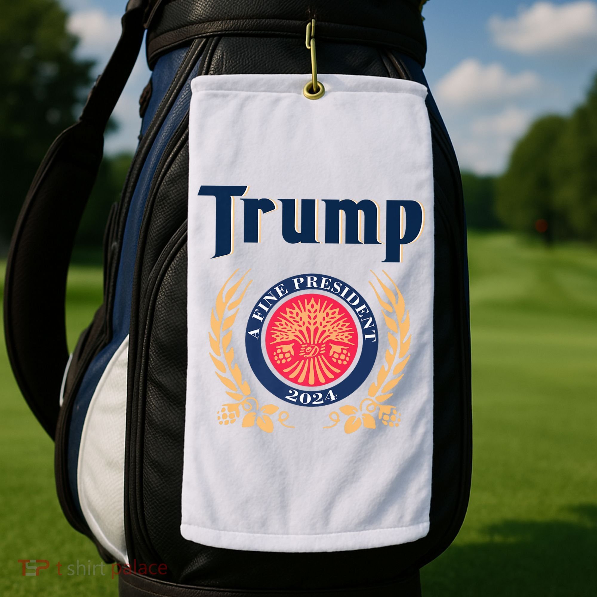 Trump A Fine President 2024 Golf Towel
