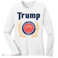 Trump A Fine President 2024 Women's Long Sleeve Shirt thumb 0