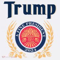 Trump A Fine President 2024 Women's Long Sleeve Shirt thumb 2