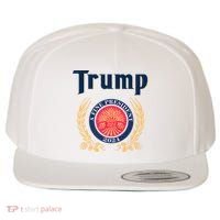 Trump A Fine President 2024 Wool Snapback Cap thumb 0