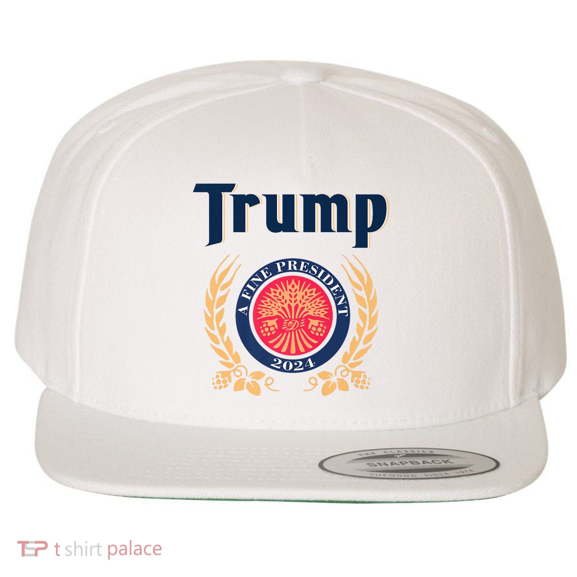 Trump A Fine President 2024 Wool Snapback Cap