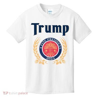 Trump A Fine President 2024 Kids T-Shirt