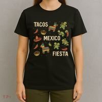 Tacos and Fiesta Celebration T-Shirt thumb 4