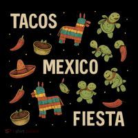 Tacos and Fiesta Celebration Mousepad thumb 1
