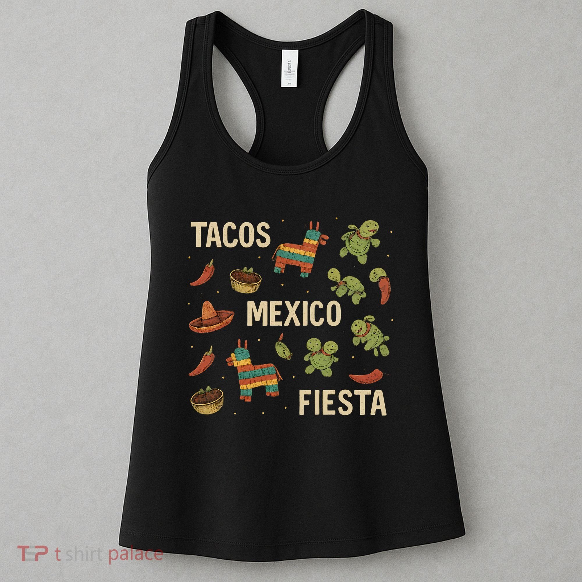 Tacos and Fiesta Celebration Women's Tank Top