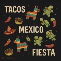 Tacos and Fiesta Celebration Toddler Hoodie thumb 2