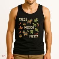 Tacos and Fiesta Celebration Tank Top thumb 3
