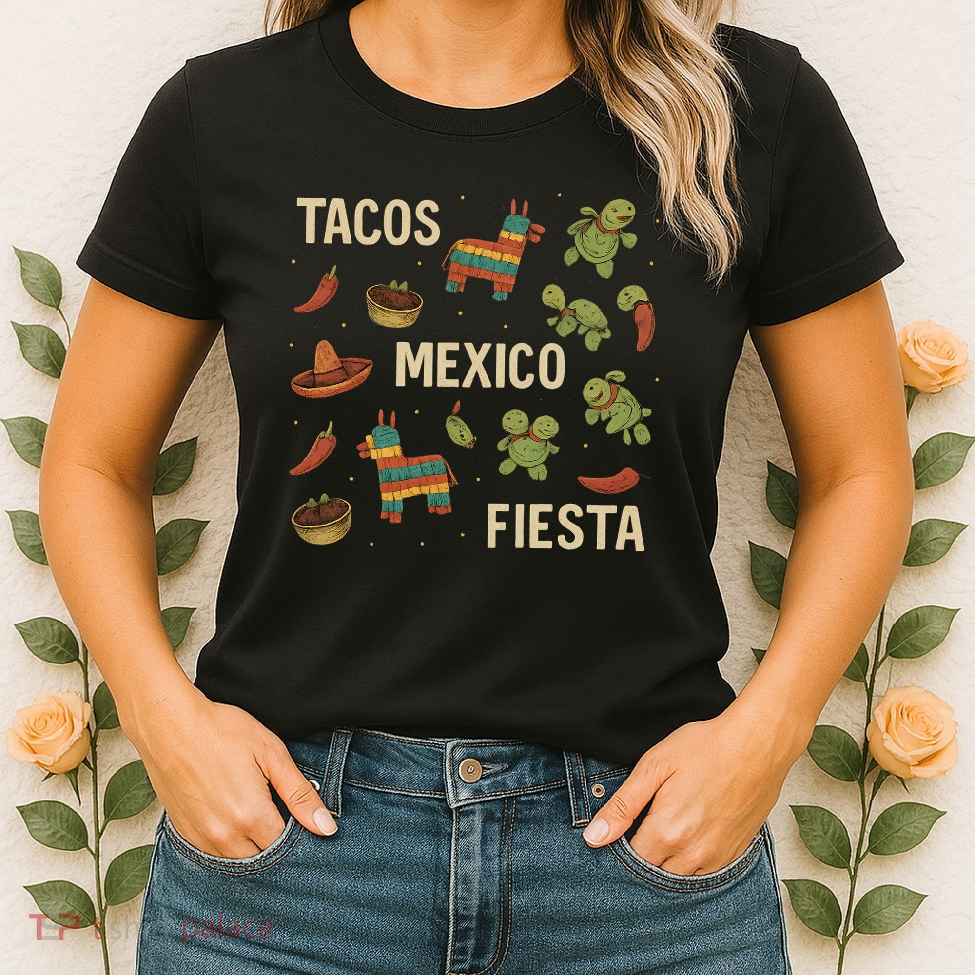 Tacos and Fiesta Celebration Women's T-Shirt