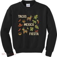 Tacos and Fiesta Celebration Kids Sweatshirt thumb 0